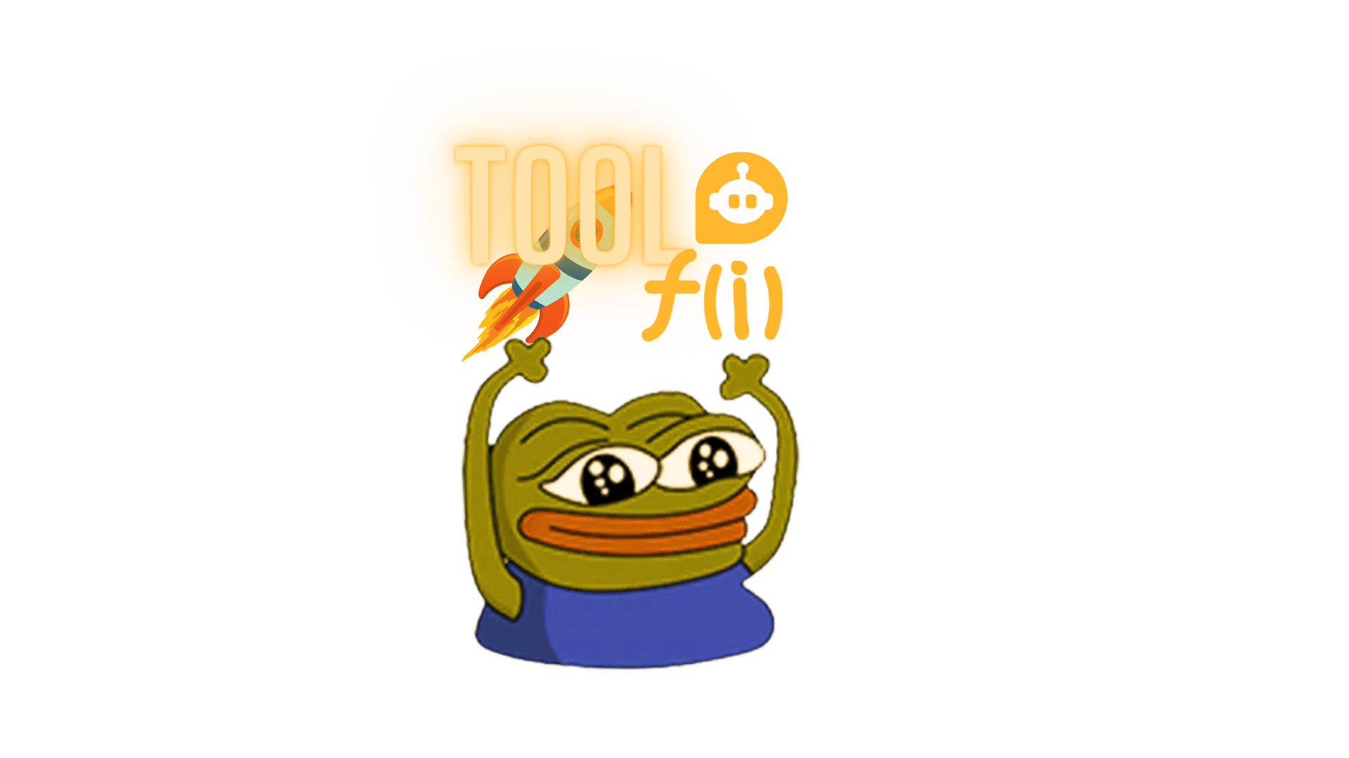 ToolFi Bot - Pepe mascotte of ToolFi Bot Telegram for trade web3 crypto everywhere